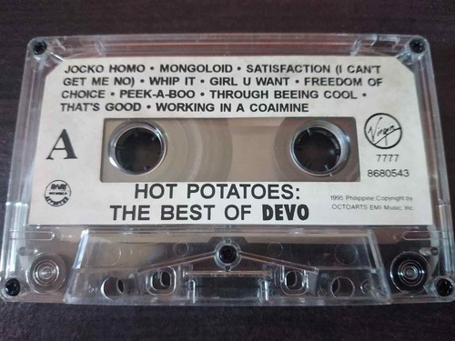 DEVO - Hot Potatoes (Best Of) CASSETTE TAPE / New Wave / Made In Philippines - Picture 4 of 5