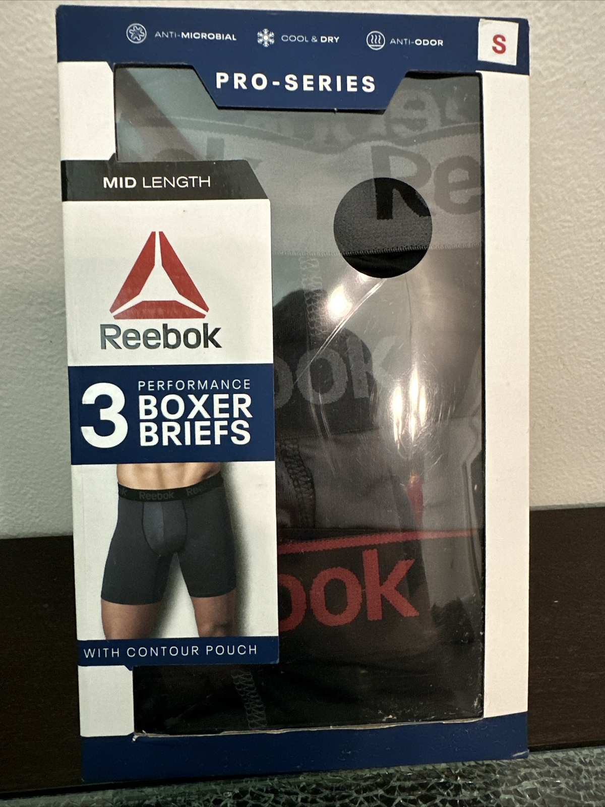 Reebok 3Pack Performance Boxer Briefs, Men's Size L NEW eBay
