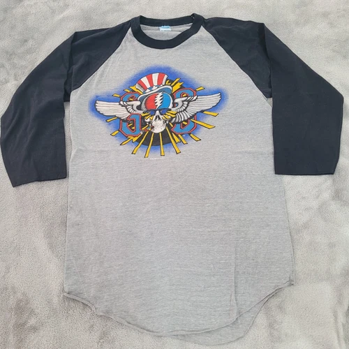 Rare Vintage Grateful Dead Summer Tour Shirt Mens Mediu 1980s vintage concert t-shirt, vintage, size M, single stitch, B+ condition