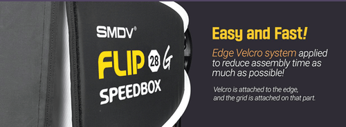 SMDV SPEEDBOX-FLIP28G (excluyendo rejilla) Tamaño: 28 pulgadas (70 cm) para Speedlight, - Imagen 5 de 8