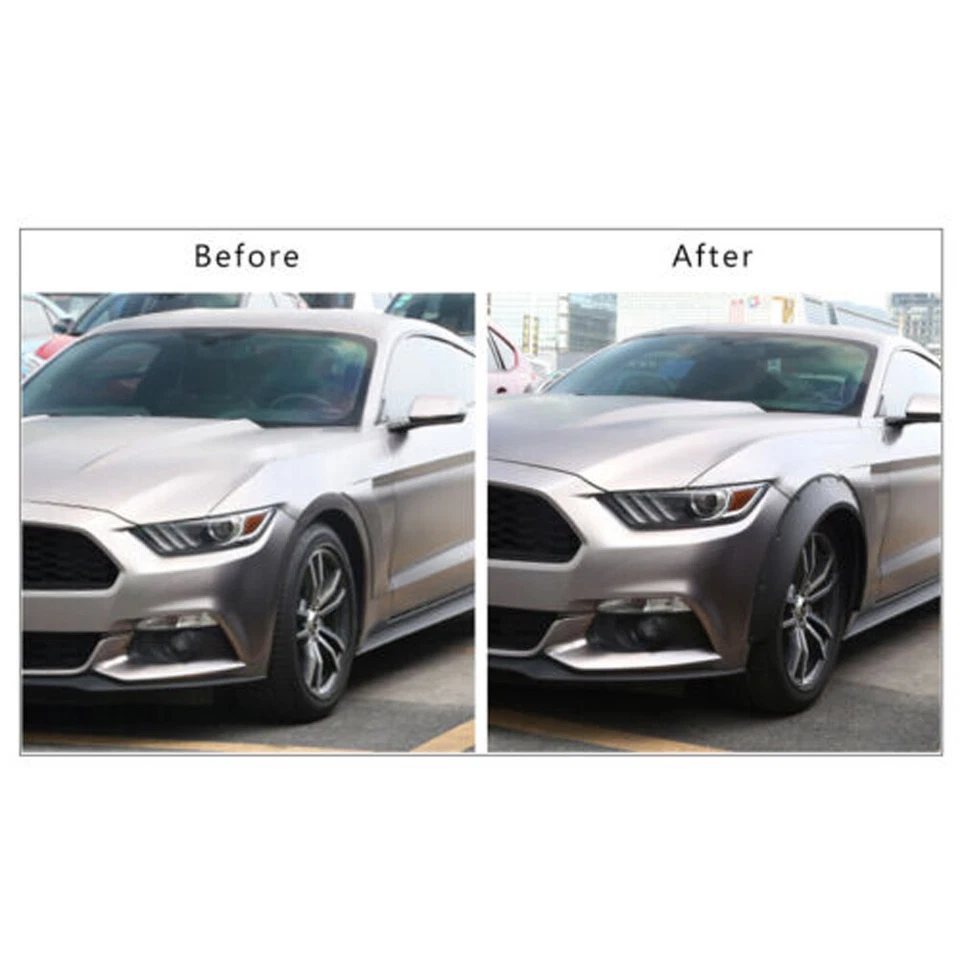 For Nissan Altima Car Fender Flares Extra Wide Body Kit Wheel Arches 4.5" 4PCS - Image 4 of 4