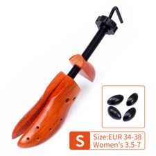 NNEDSZ 1 PCS Brown Adjustable Wooden Shoe Stretcher for Women, Small Size EUR 3