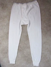 Fruit of the Loom Long Johns Thermal Underwear Base Layer Pants Mens Sz M
