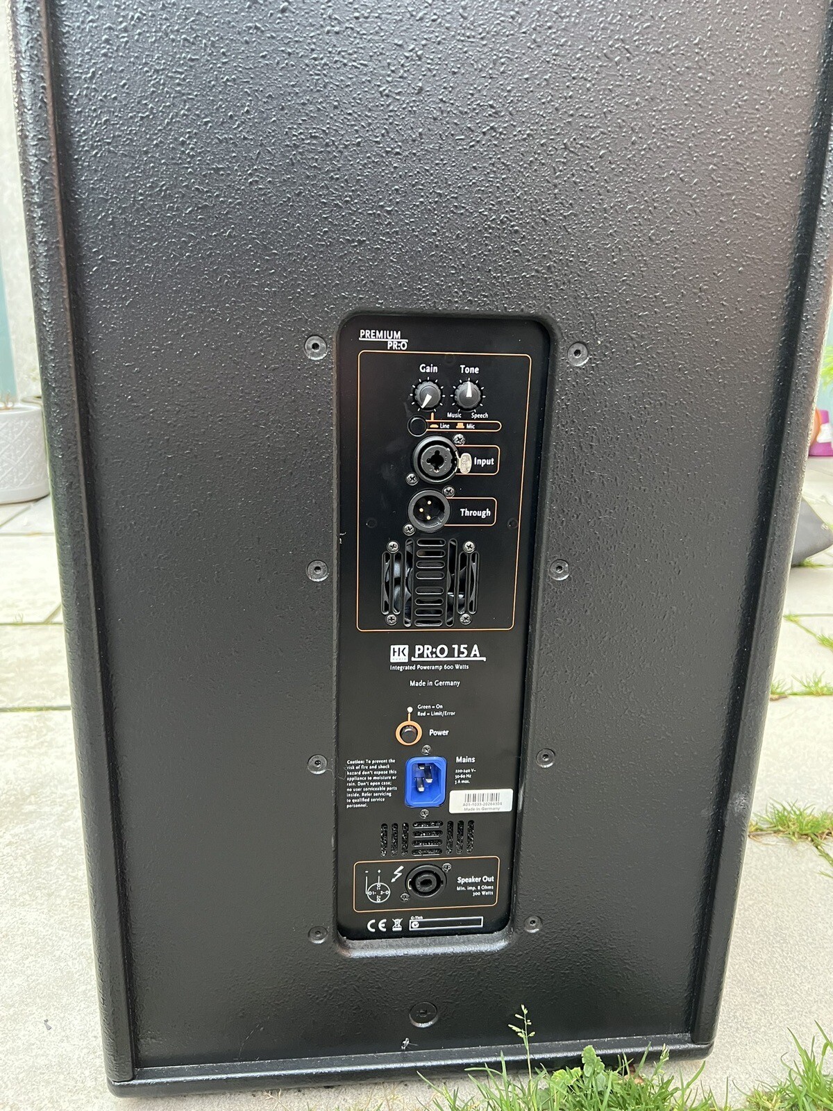 HK Premium Pro 15a Active Full Range PA speakers eBay