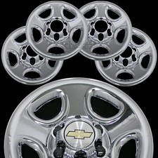 Set Of 4 Chevy 1500 6 Lug 16 Chrome Wheel Skins Rim Simulators Hub Caps Covers