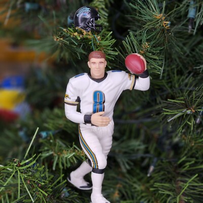 Mark Brunell Jacksonville Jaguars Football NFL Xmas Tree Ornament vtg Jersey #8