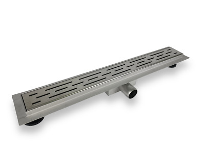 lineSILVER Linear Dusch Bodenablauf Edelstahl für Feuchtraum Bad Gully