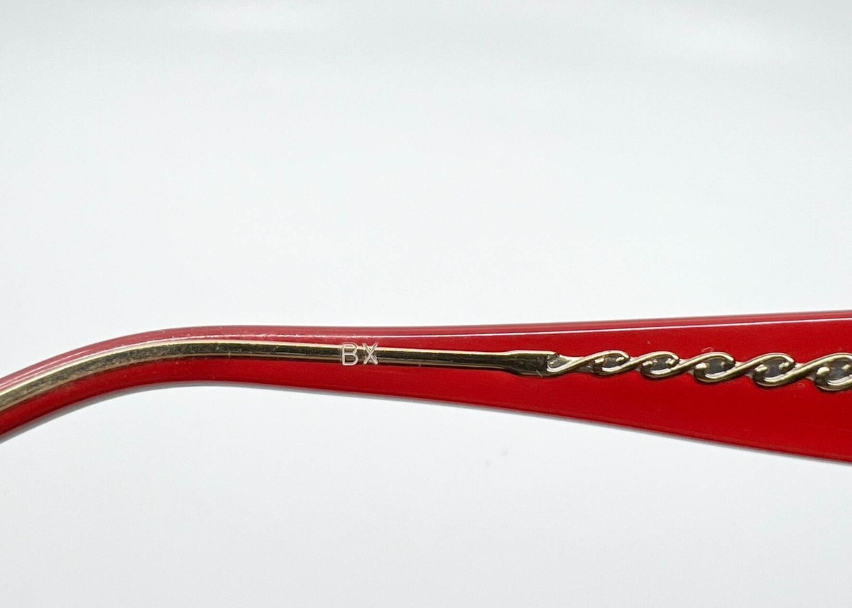 Martine Sitbon   Vintage Sunglasses Frames Womens Red 52-18-145 5889 Martine Sitbon Sunglasses - Etsy main image 4
