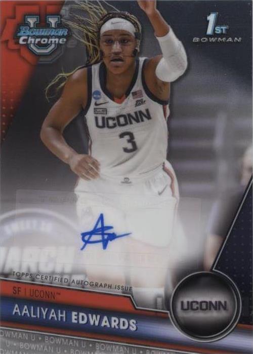 2023-24 Bowman University Chrome - Aaliyah Edwards #BCPA-AE - 1 of 1