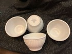 4 Coventry Parthenon white 5.75" wide ribbed porcelain with Soup Bowls — photo 1