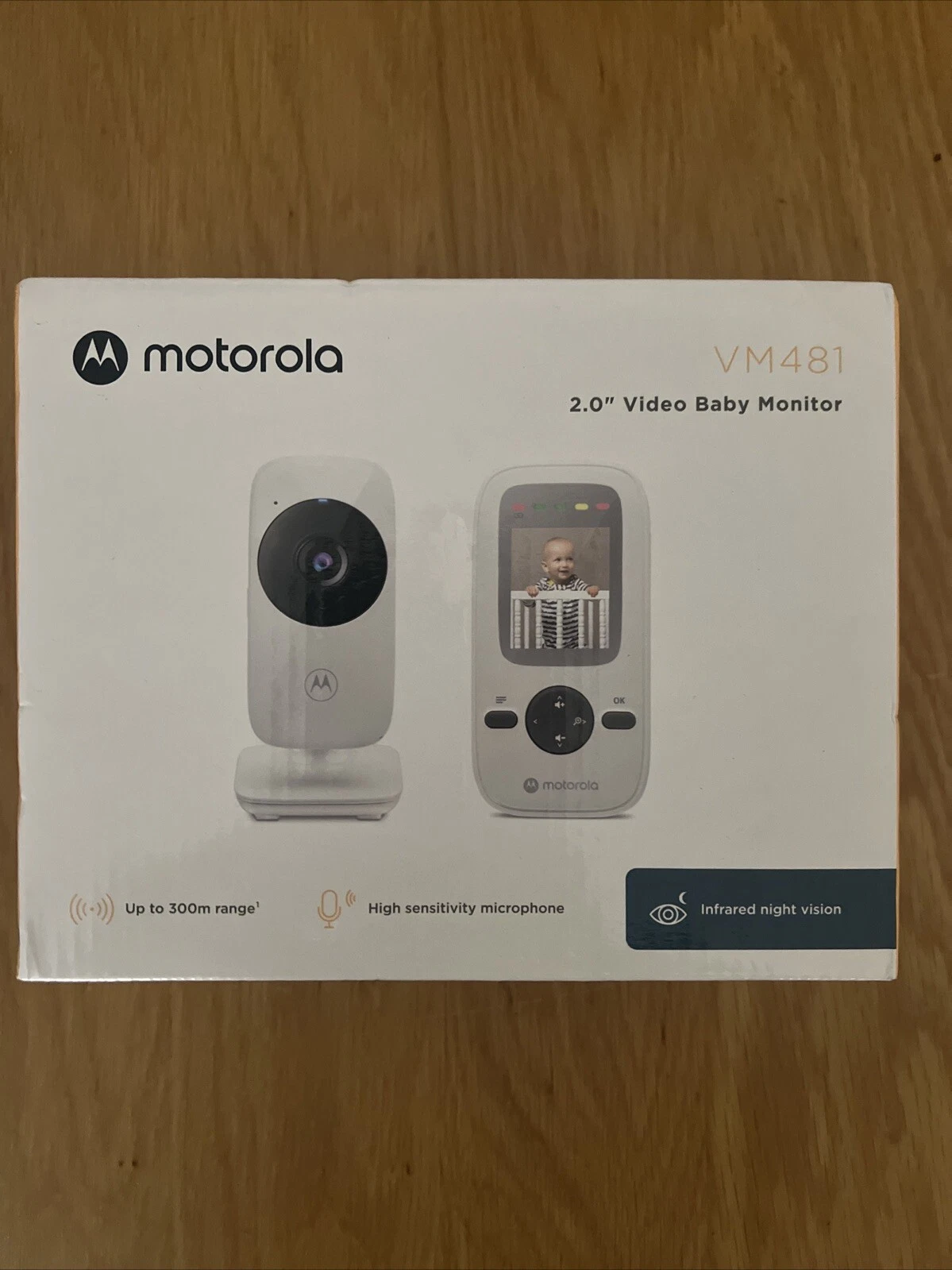 Motorola VM481 Video Baby Monitor Portable Parent Unit Nightvision Digital Zoom
Opens in a new windo