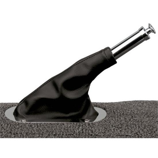 Lokar Floor Mount Emergency Hand Brake Kit W/boot/cables Chrome