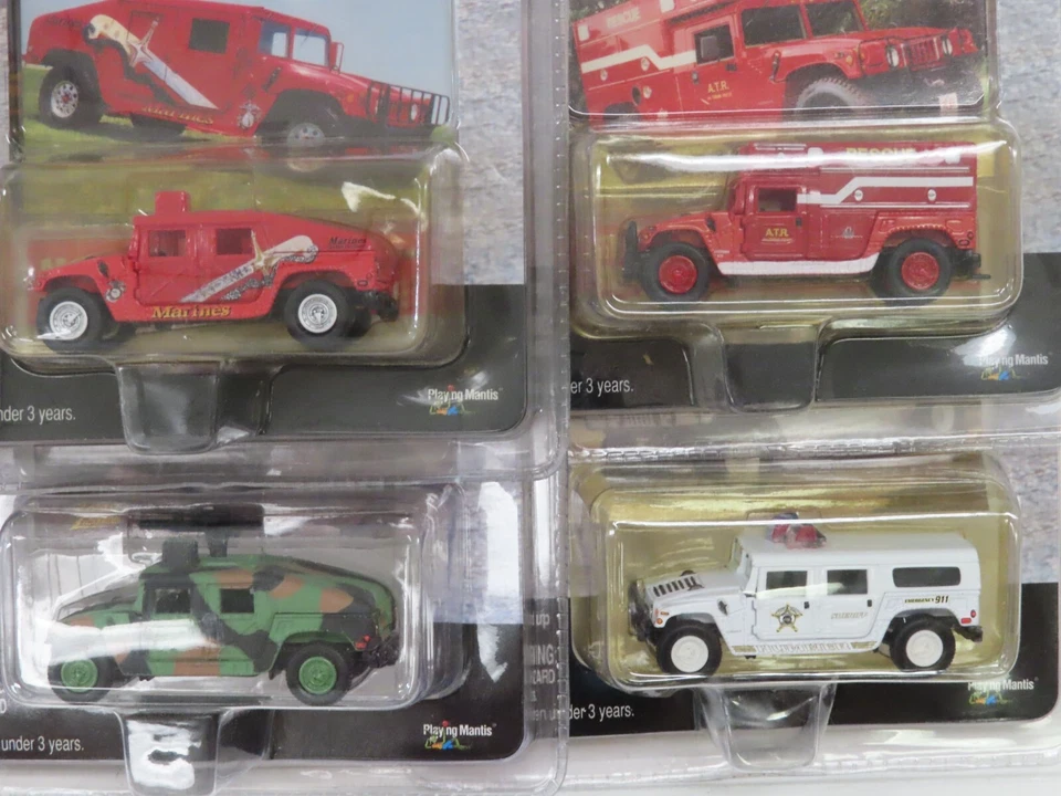 Lote de 8 vehículos fundidos a presión Johnny Lightning Hummer nuevos en caja 8644 Foto 3 de 4