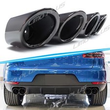 Sporty Exhaust Tips Tailpipe for Porsche Macan Base 2.0T 2014-2018