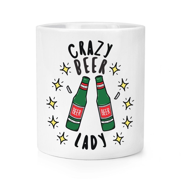 VerrüCkte Bier Damen Stars Makeup Pinsel Bleistift Topf Lustig Witz Drunk Mutter-image