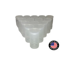 20 pc- Evo Plastics USA 30 Dram Medical Pop Top Bottle Vial Pill Box Containers