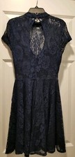 Navy blue lace dress Juniors Size 3