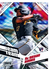 KE'BRYAN HAYES 2021 Topps Stadium Club Chrome BEAM TEAM WAVE REFRACTOR Pirates
