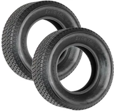 2-Pk DEEP TREAD ST215/75D14 Trailer Tires Bias Ply LRC 1870 Lbs. 215/75D 14