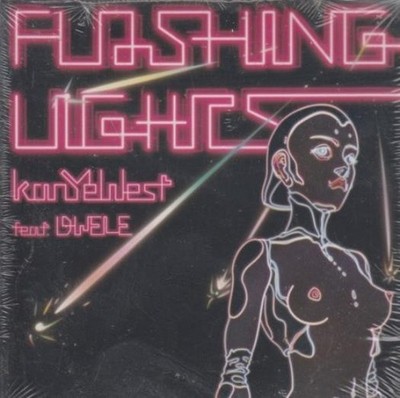 Kanye West: Flashing Lights 3-Track PROMO MUSIC AUDIO CD hip hop rap NEW SEALED
