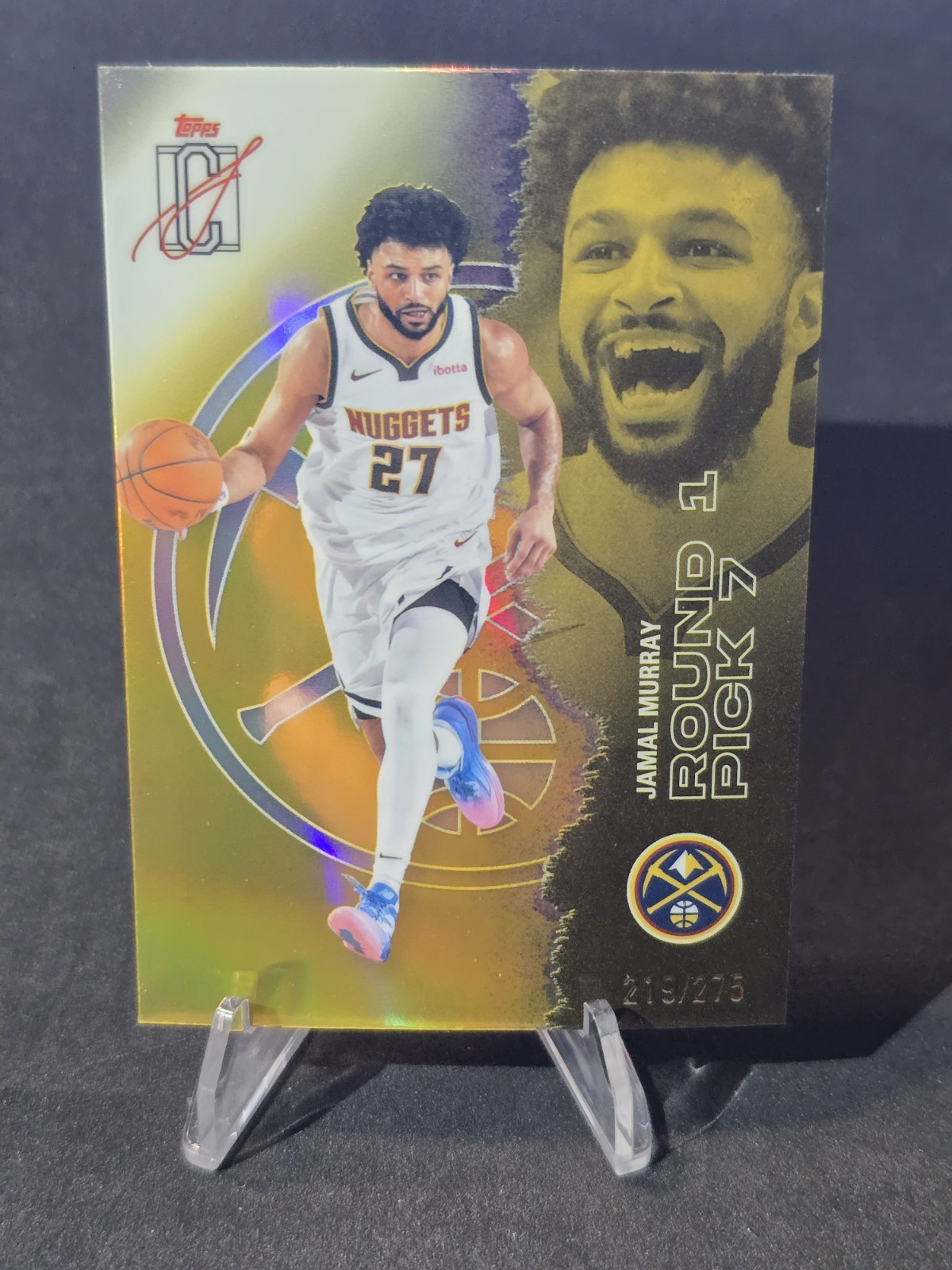 2025-26 Topps Signature Class JAMAL MURRAY Denver Nuggets #65 Chrome Yellow /275