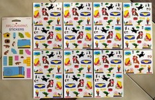 Vintage Lot of MRS. GROSSMAN'S Pet Shop Cat/Dog/Parrot  Hamster Town Stickers