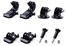 8-in-1 Kit Buckle J-Hook Tripod Adapters Screws for GoPro Hero 12 11 DJI