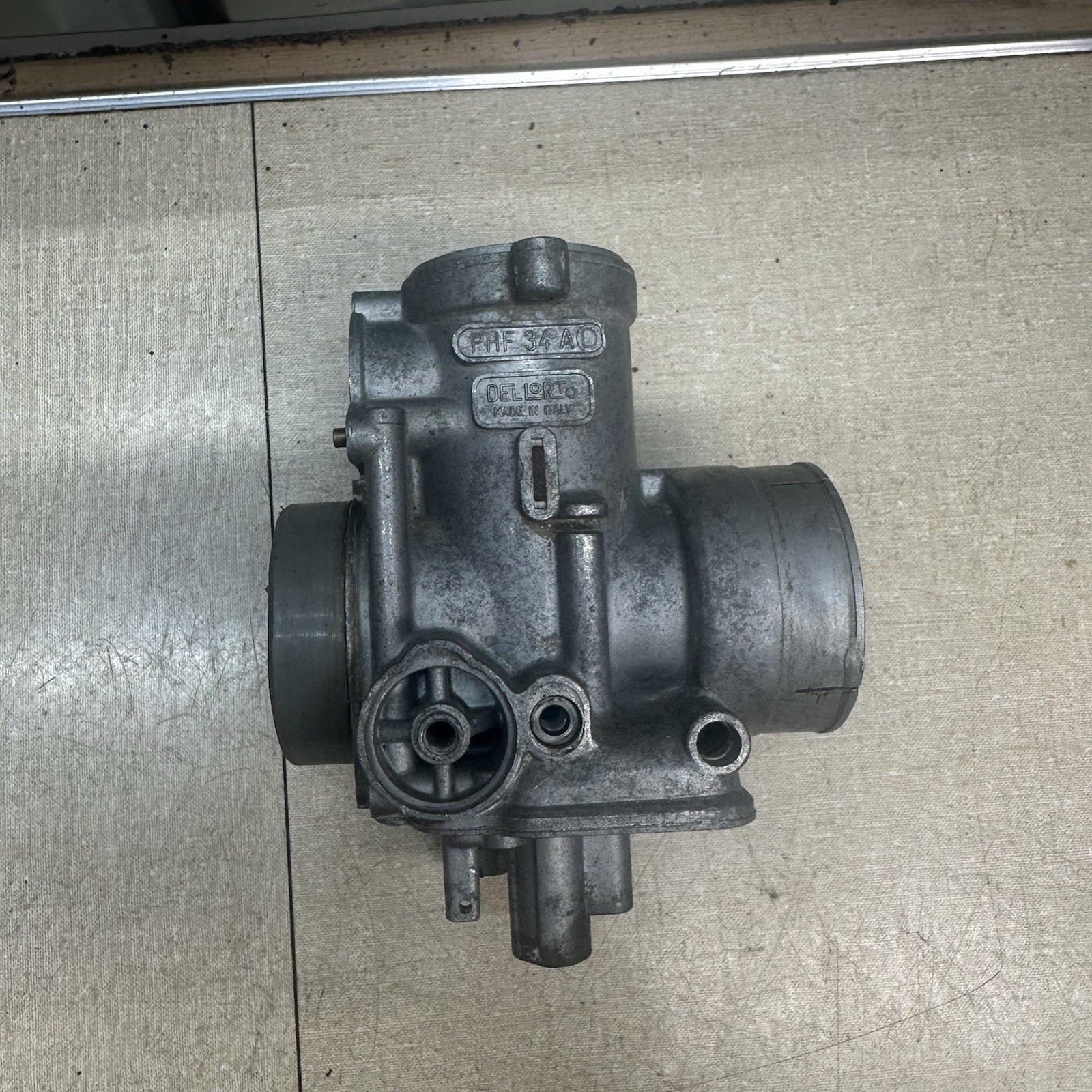 Dellorto PHF 34 A Carburetors Ducati Moto Guzzi BMW CARBS BIKE For Parts/Rebuild