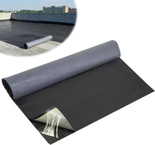 50 Mil EPDM Rubber Roofing Materials Roll 39 in X 24.6 Ft | Self-Adhesive Waterp
