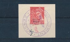 Frankreich Lorient 30 Centimes Merkurkopf 1945 Michel 2 Attest (S28362)