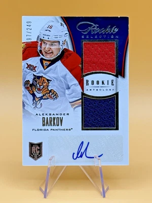 2013-14 Panini Rookie Anthology #144 Aleksander Barkov /249 Rookie Auto Patch!!! - Image 1 of 2