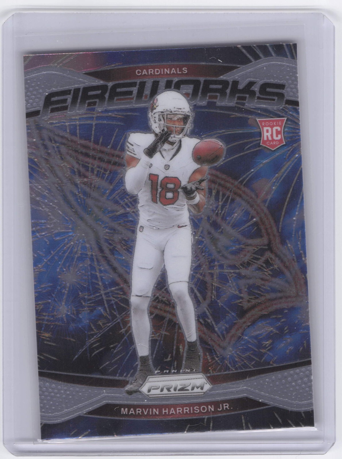 2024 Panini Prizm #20 Marvin Harrison Jr. Fireworks