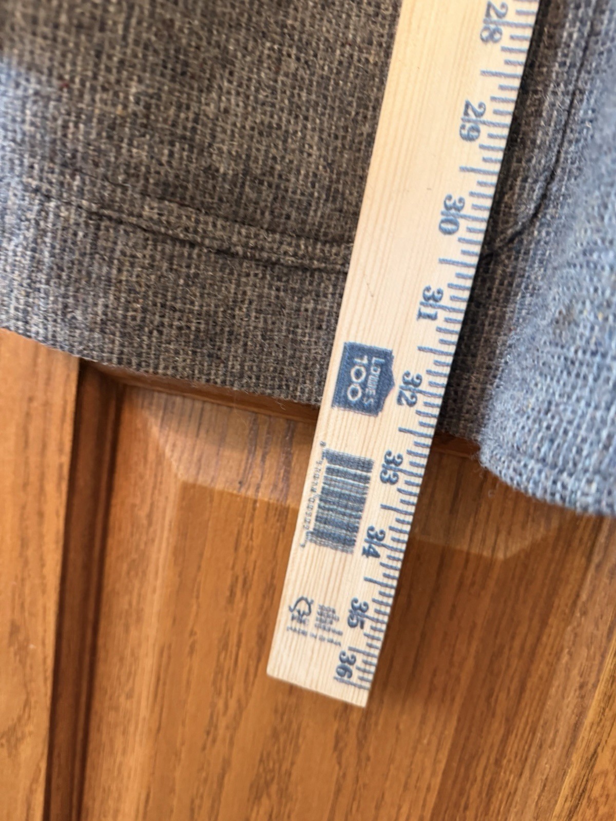 Pendleton Wool Blazer Jacket Men 46 Gray Elbow Pa… - image 7