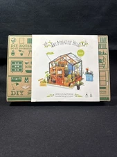 Robotime DIY Miniature House Kit (DG104) Cathy's Flower House - Greenhouse