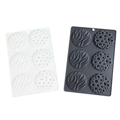Heat Resistant Silicones Cake Molds Dishwasher Safe Waves Design Baking
