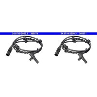 2X Ate ABS-SENSOR Raddrehzahl Vorne Passend FüR Fiat Idea Lancia Musa Ypsilon
