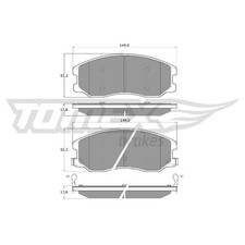Satz Bremsbeläge Bremsklötze vorne für Opel Antara A L07 24545863