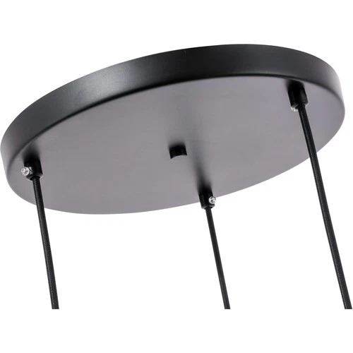 Living District LD2268BK Gene 3 Light 17.3 inch Black Pendant Ceiling Light - Picture 5 of 11