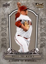 2008 UD A Piece of History #102 Bill Murphy RC Rookie Card. rookie card picture
