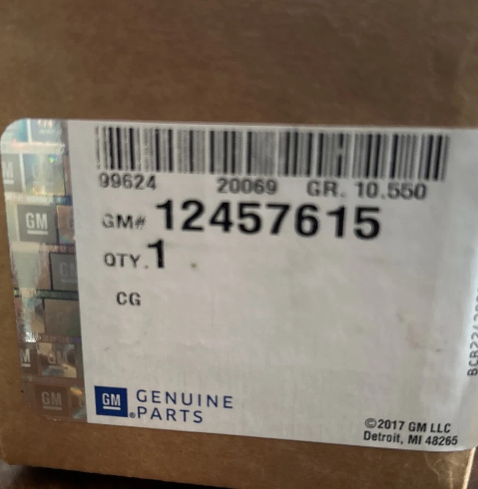 Подлинный цилиндр замка передней двери GM 1992-2002 Cadillac Buick Olds Pont 12457615 - Изображение 2 из 2