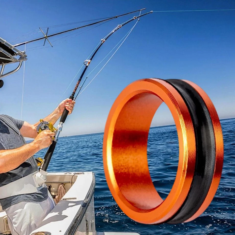 Líneas de pesca arrastrado líneas de liberación rápida arrastrador anillo ayuda ligera Foto 3 de 4