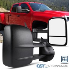 Adjustable Towing Mirrors Fit 07-14 Chevy Silverado Gmc Sierra 1500 2500 3500