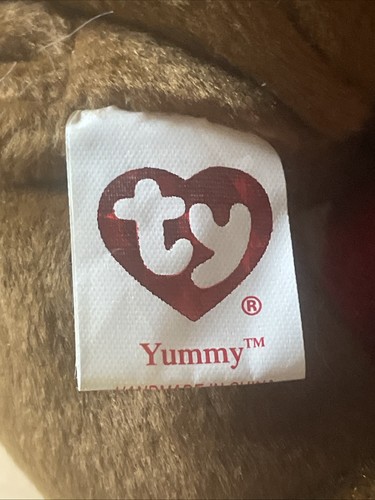 Ty Beanie Baby Yummy - Neu mit Etikett (Bär 2005) Weihnachten - Bild 4 von 4