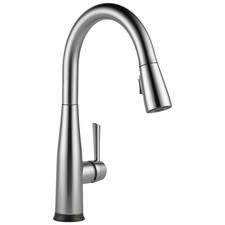 Delta Essa Touchless Kitchen Faucet with Touch Technology, Brushed Nickel Kit...