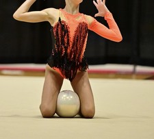 Rhythmic Gymnastics Leotard Size 130-145cm