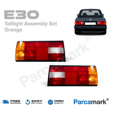 BMW E30 R�cklicht Montagesatz Orange Blinker OEM