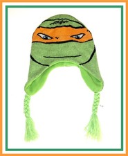 2015  NICKELODEON  TMNT / MICHELANGELO  BEANIE KNIT HAT  ONE SIZE FITS MOST