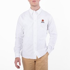 Kenzo Boke Flower Embroidered Long-Sleeve Shirt