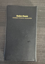Vintage Radio Shack 10-Digit Business Financial Calculator w/ Case NPV IRR AMRT