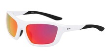 Nike BRAZER M FV2401 WHITE/RED MIRRORED 54/17/130 Unisex Kids Sunglasses